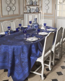 Nappe Porcelaine bleue Le Jacquard Français