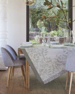 Nappe Herbes folles Givre Le Jacquard Français